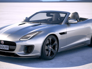 Jaguar F-type 400 Sport Convertible 2018 3D Model