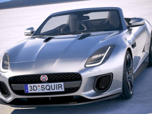 Jaguar F-type 400 Sport Convertible 2018 3D Model