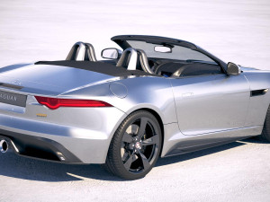 Jaguar F-type 400 Sport Convertible 2018 3D Model