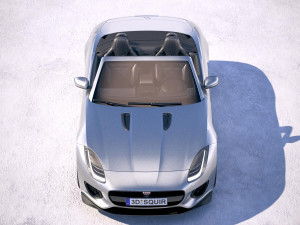 Jaguar F-type 400 Sport Convertible 2018 3D Model