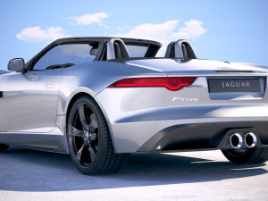 Jaguar F-type 400 Sport Convertible 2018 3D Model
