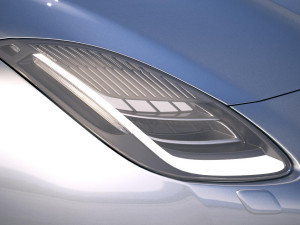 Jaguar F-type 400 Sport Convertible 2018 3D Model