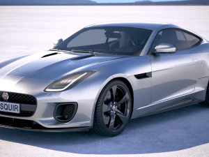 Jaguar F-tipe 400 Sport Coupe 2018 Model 3D