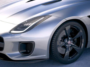 Jaguar F-type 400 Sport Coupe 2018 3D Model