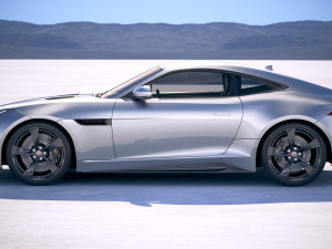 Jaguar F-type 400 Sport Coupe 2018 3D Модель