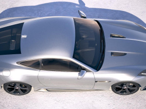 Jaguar F-type 400 Sport Coupe 2018 3D Модель