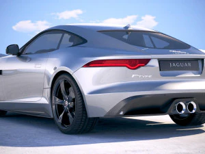 Jaguar F-type 400 Sport Coupe 2018 3D Model