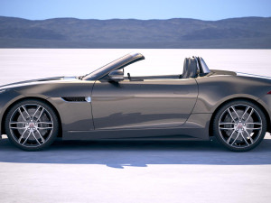 Jaguar F-type R Dynamic Convertible 2018 3D मॉडल