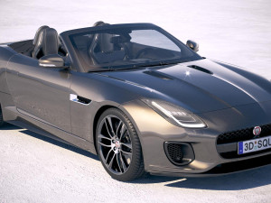 Jaguar F-type R Dynamic Convertible 2018 3D मॉडल