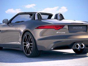 Jaguar F-type R Dynamic Convertible 2018 3D मॉडल