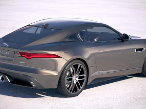 Jaguar F-type R Dynamic Coupe 2018 3D Model