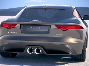 Jaguar F-type R Dynamic Coupe 2018 3D Model