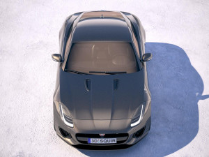 Jaguar F-type R Dynamic Coupe 2018 3D मॉडल