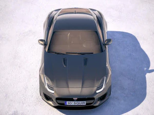 Jaguar F-type R Dynamic Coupe 2018 3D Model