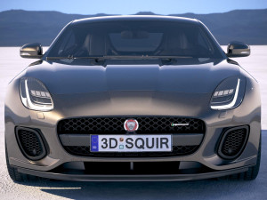 Jaguar F-type R Dynamic Coupe 2018 3D मॉडल