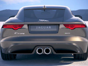Jaguar F-type R Dynamic Coupe 2018 3D Model
