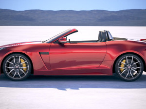 Jaguar F-Type SVR Cabrio 2018 3D Model