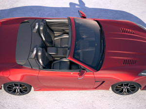 Jaguar F-Type SVR Cabrio 2018 3D Model