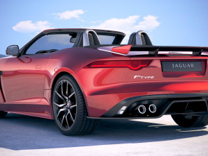 Jaguar F-Type SVR Cabrio 2018 3D Model