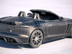 Jaguar F-Type SVR Cabrio 2018 3D Model