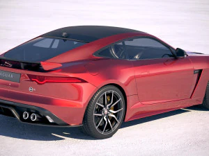 Jaguar F-Type SVR Coupe 2018 3D Model