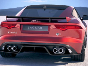 Jaguar F-Type SVR Coupe 2018 3D Model