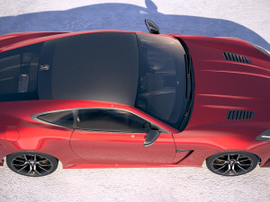 Jaguar F-Type SVR Coupe 2018 3D Model