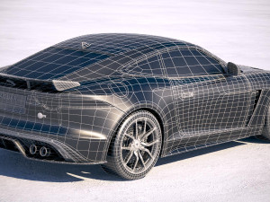 Jaguar F-Type SVR Coupe 2018 3D Model