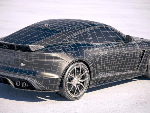 Jaguar F-Type SVR Coupe 2018 3D Model