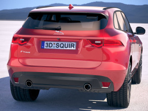 Jaguar F-pace R 2019 3D Model