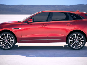 Jaguar F-pace R 2019 3D Model