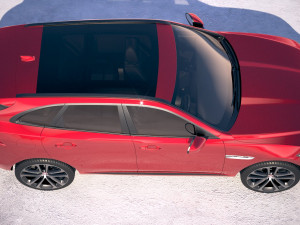 Jaguar F-pace R 2019 3D Model