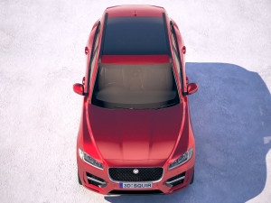 Jaguar F-pace R 2019 3D Model