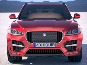 Jaguar F-pace R 2019 3D Model