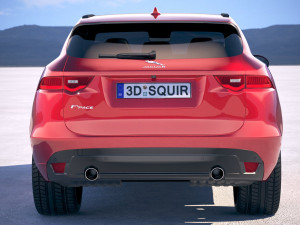 Jaguar F-pace R 2019 3D Model
