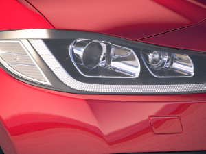 Jaguar F-pace R 2019 3D Model
