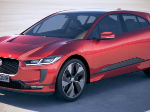Jaguar I-Pace 2018 3D Model