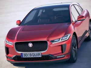 Jaguar I-Pace 2018 3D Model