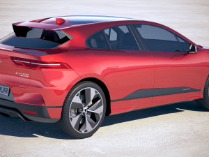 Jaguar I-Pace 2018 3D Модель