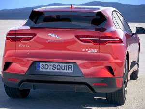 Jaguar I-Pace 2018 3D Model