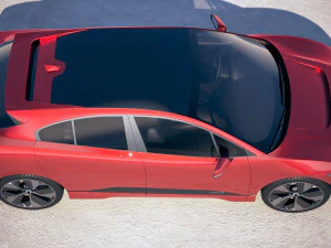 Jaguar I-Pace 2018 3D Model