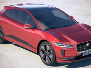 Jaguar I-Pace 2018 3D Модель