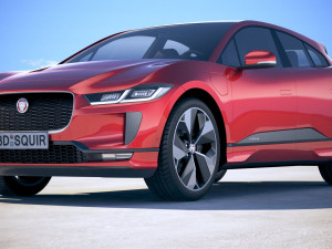 Jaguar I-Pace 2018 3D Модель