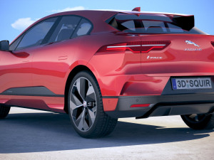 Jaguar I-Pace 2018 3D Модель