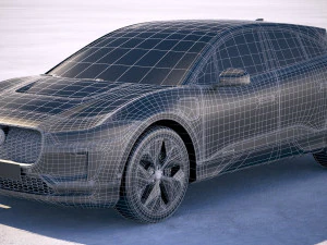 Jaguar I-Pace 2018 3D Model