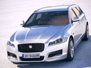 Jaguar XF Sportbrake Pure 2018 Modèle 3D