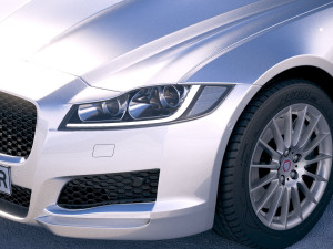 Jaguar XF Sportbrake Pure 2018 Modèle 3D