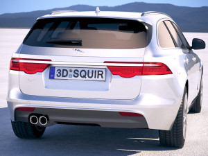 Jaguar XF Sportbrake Pure 2018 Modèle 3D