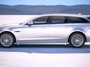 Jaguar XF Sportbrake Pure 2018 3D Model