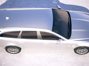 Jaguar XF Sportbrake Pure 2018 3D Model